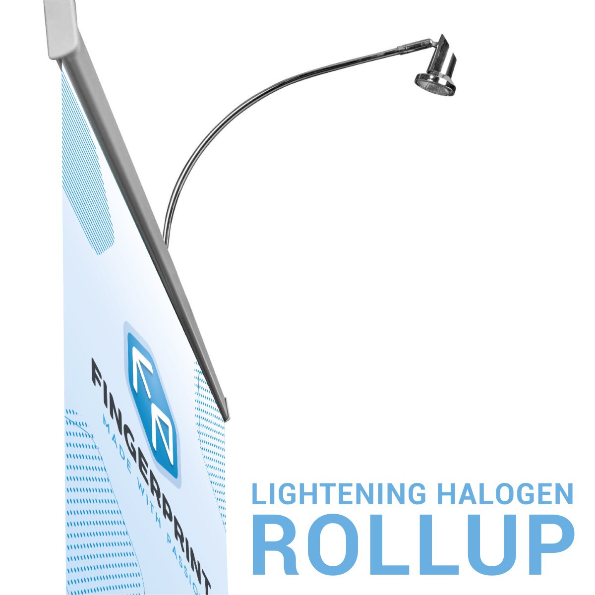 Roll Up reklaminio stendo Halogeninis šviestuvas