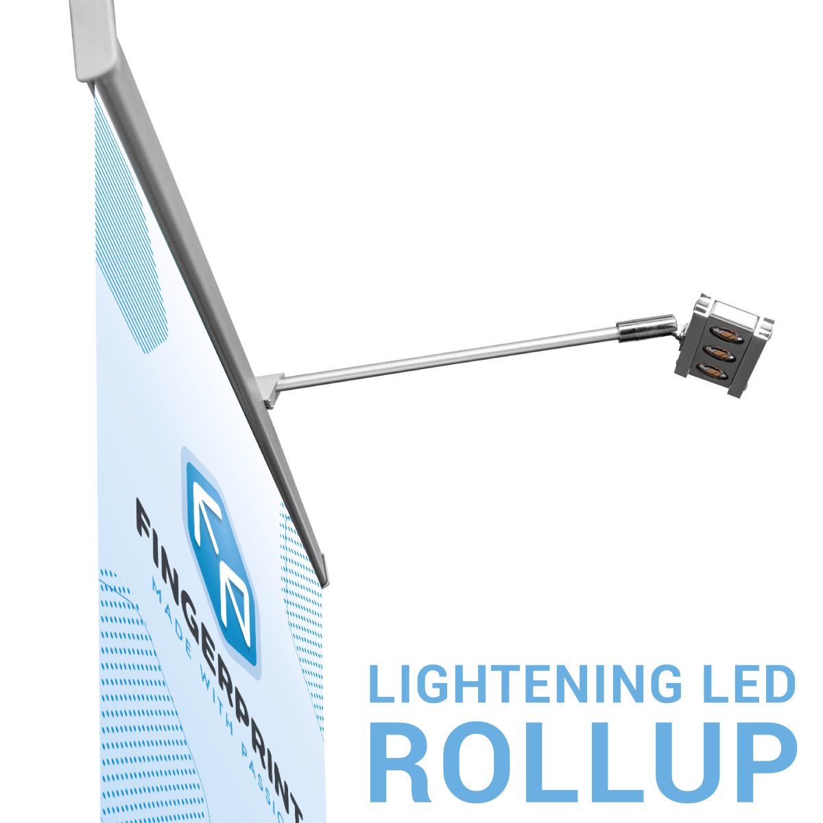 Roll Up reklaminio stendo LED šviestuvas